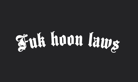 Hoon law stickers